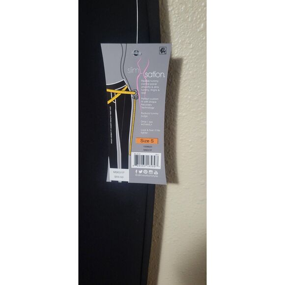 Slim-Sation by Multiples Black Shapewear Leggings Size S, NWT - Picture 4 of 11